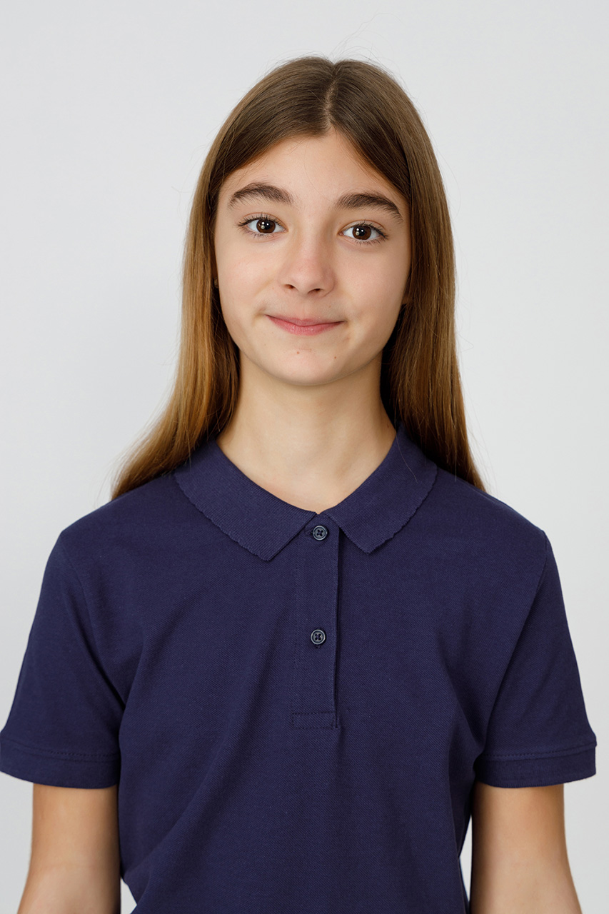 Tricou polo slim fete 995F